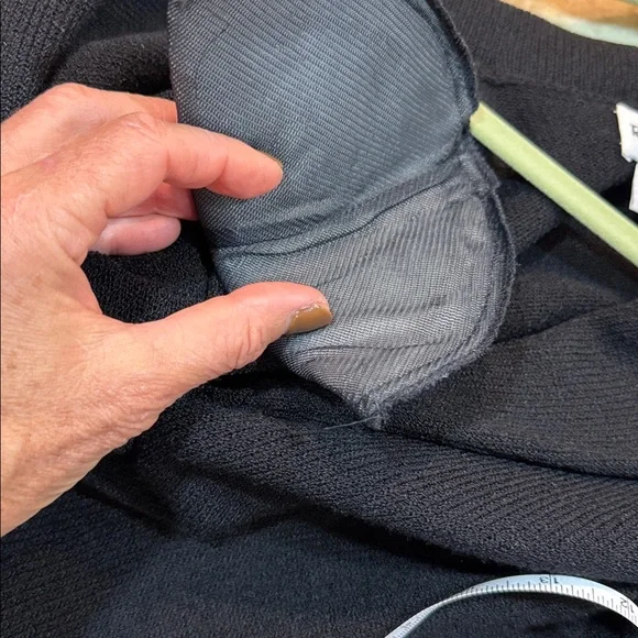 Rich and Levy Vintage Women’s Knit  Blazer Black Size Medium - Picture 9 of 9